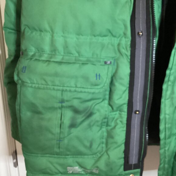 Point Zero Women's Green Duvet Premium Down Parka Coat Ski Skiing Winter - Picture 10 of 16